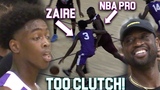 Zaire Wade GOES CLUTCH VS NBA PLAYERS InFront of D-Wade In MIAMI PRO AM! Young Flash