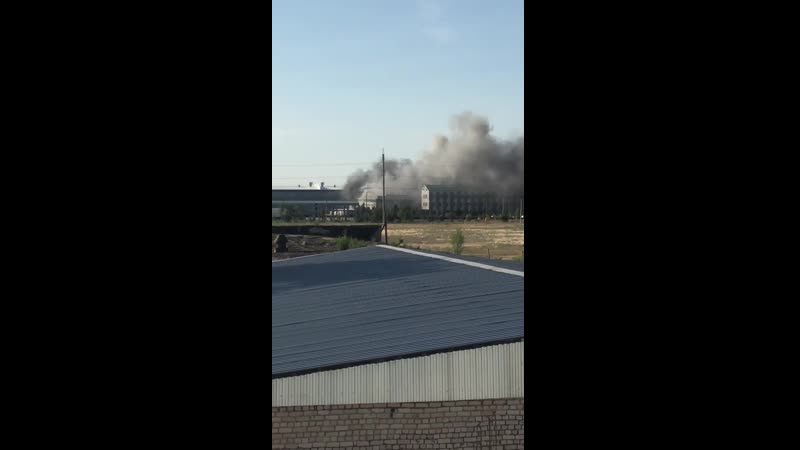 Пожар на заводе GRASS 24.06.2019